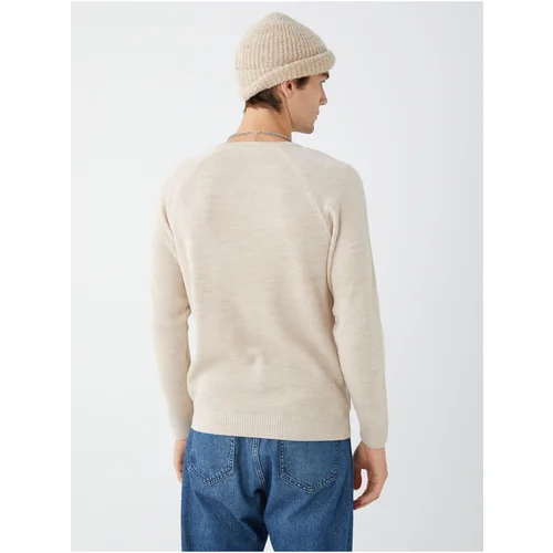 LC Waikiki Crew Neck Long Sleeved Men's Knitwear Sweater