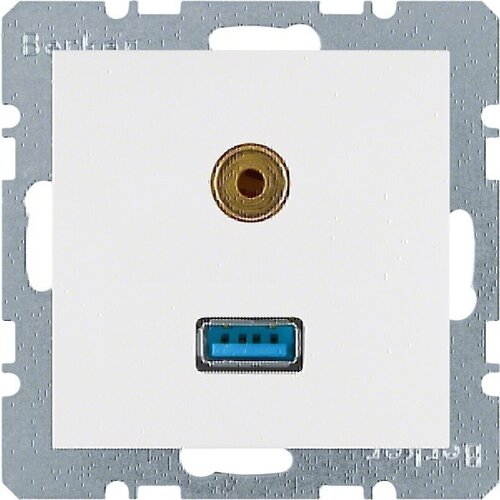 Berker Vtičnica USB/3,5 mm avdio 3315391909, (20891107) Cene