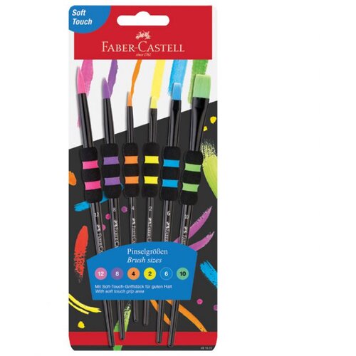  SET KISTOVA OD SINTETIČKIH VLAKANA PK6 FABER CASTELL 481622 SORTIRANO BLISTER Slike