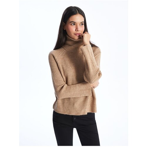 LC Waikiki Turtleneck Plain Long Sleeve Women's Knitwear Sweater Cene