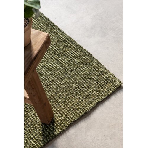 Hanse Home Kaki zelena staza jutena 80x200 cm Boucl&amp;eacute; &amp;ndash; Slike
