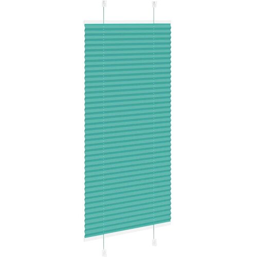  Plisirana zavjesa petrolej zelena 65x100 cm &amp;Scaron;irina tkanine 64,4 cm Poliester Slike