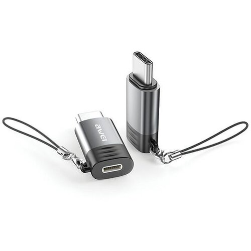 Awei ADAPTER A12 ZA LIGHTNING USB-C KABEL ADAPTER ZA TELEFONE SIVA, (22007349) Cene