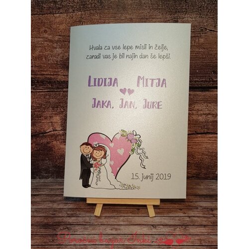  Poročne zahvale PORZAH 124 Cene