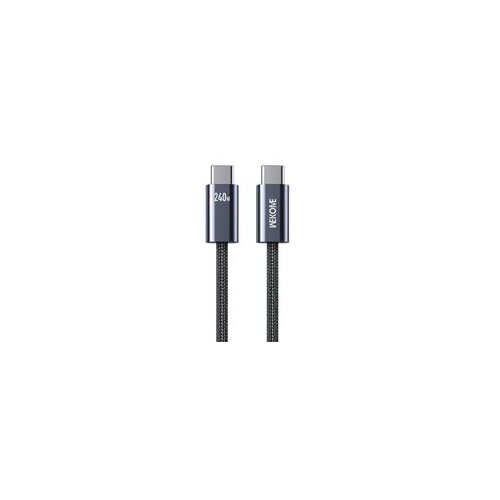 WEKOME WDC-23 kabl 3.1 usb tip c m/m 1m za super brzo punjenje 240W/480Mbps, crni Cene