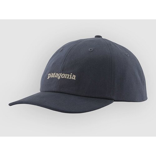 Patagonia Graphic Trad Kapa s šiltom text logo / smolder blue Cene