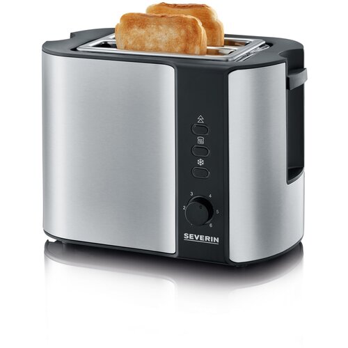 Severin AT2589 Toaster Toaster Edelstahl-geb&amp;uuml;rstet-schwarz Slike