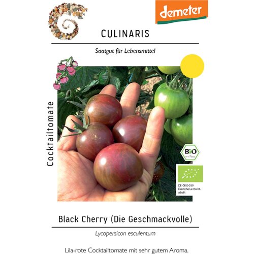 Culinaris Ekolo&scaron;ki če&scaron;njev paradižnik "Black Cherry" - 15 zrn. Cene