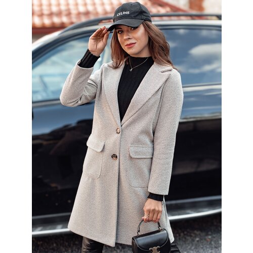 DStreet Płaszcz damski oversize MODELOVA długi brązowy Slike
