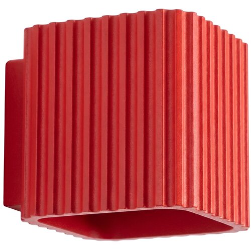 Sollux Lighting Stenska svetilka RIFF rdeča G9, (5000499365) Cene