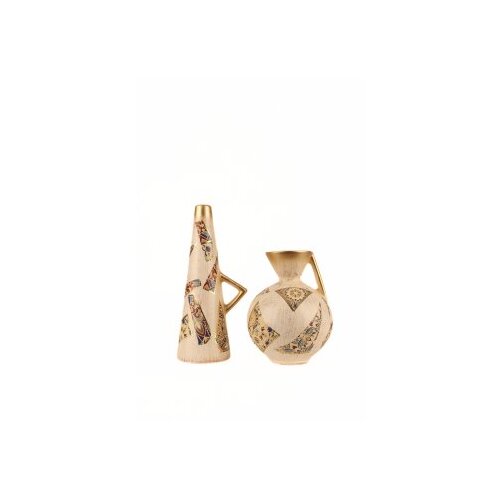 Aberto Design set dekorativnih saksija BK016, bež Cene