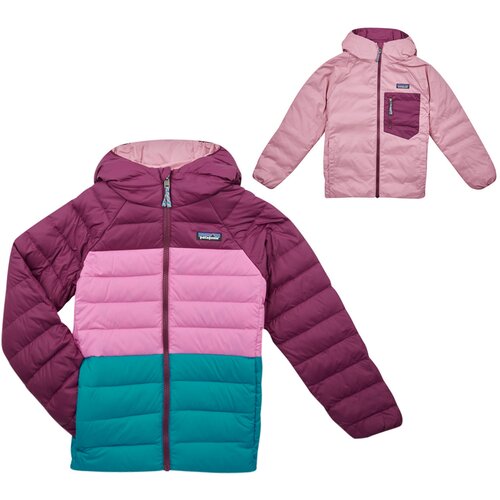 Patagonia Puhovke K&amp;#039;S REVERSIBLE DOWN SWEATER HOODY Večbarvna Slike