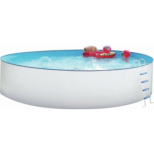 Steinbach bazen nuovo pool set rund &amp;Oslash; 450 x 120 cm - bela Slike