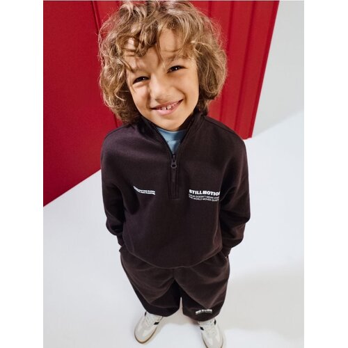 Sinsay Dreserica half-zip s natpisom Slike