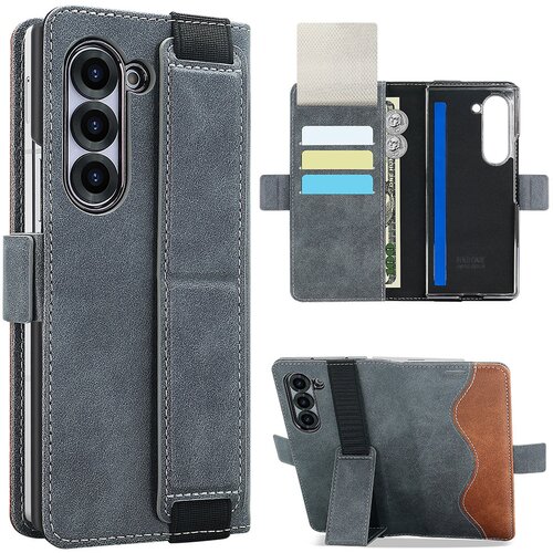 INF Ovitek za Samsung Galaxy Z Fold z držalom za kartice in stojalom Grey Model 1, (21837816) Cene