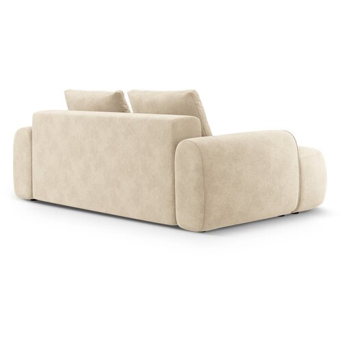 Cosmopolitan Design Bež žametna sedežna garnitura 200 cm Linz &amp;ndash; Slike
