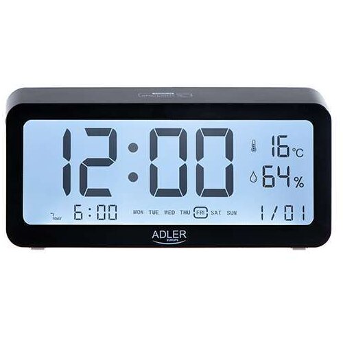 Adler ad1195b budilnik sa alarmom temparaturom i vlažnošću Cene
