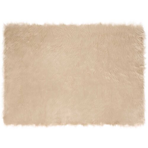 vidaXL Lažna Ovčja Koža Preproga Tafalla Bež 120 x 170 cm Poliester, (5000112156) Cene