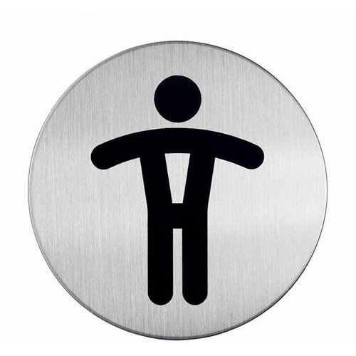 Durable piktogram - WC moški, fi 83mm (4905) DU490523 Cene