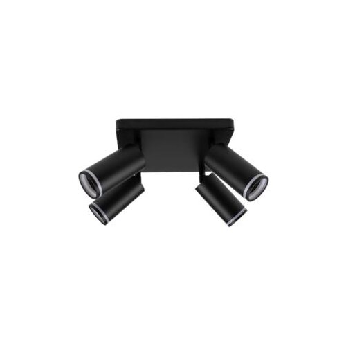 Greentech led spot svetiljka gu10 4kom crna ( NYXA-4 ) Slike