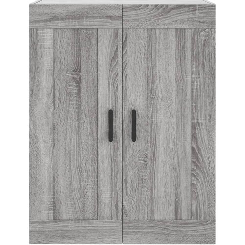  Visoka komoda siva sonome 69,5x34x180 cm od konstruiranog drva Slike