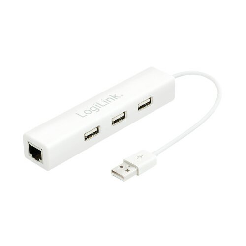 Logilink hub USB 2.0, 3 port, 1 LAN, mrežni adapter ( 5315 ) Slike
