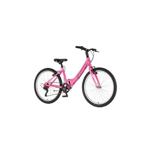 Venssini bicikl junior 24 parma alu 24" alu 14" v-brake 6 brzina 132-155cm (xs) roze 1242055 Cene