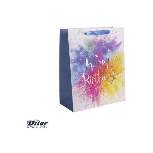  Viter kesa happy birthday in spilled paint m ( 370327 ) Cene