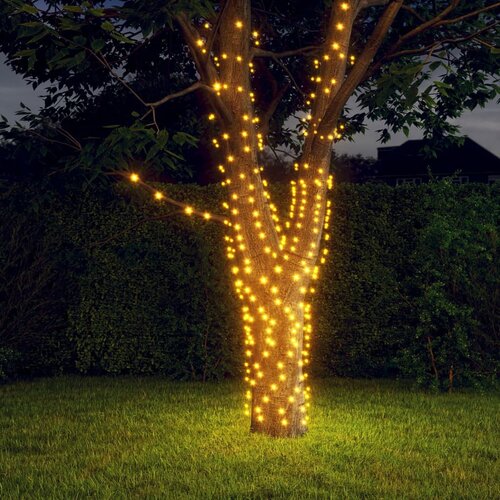 vidaXL Solarne svetlobne verige 5 kosov 5x200 LED toplo bele Cene