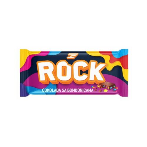 Rockfam čokolada mlečna sa bombonicama dex rock 100G Cene