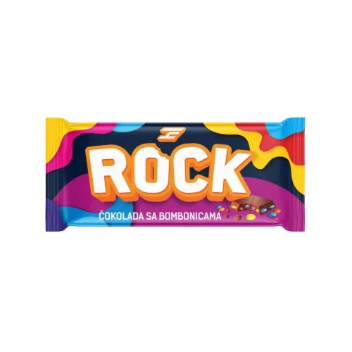 Rockfam čokolada mlečna sa bombonicama dex rock 100G