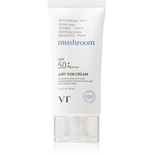 VT COSMETICS Mushroom Airy Sun Cream za&scaron;čitna krema za obraz z vlažilnim učinkom SPF 50+ 50 ml Cene