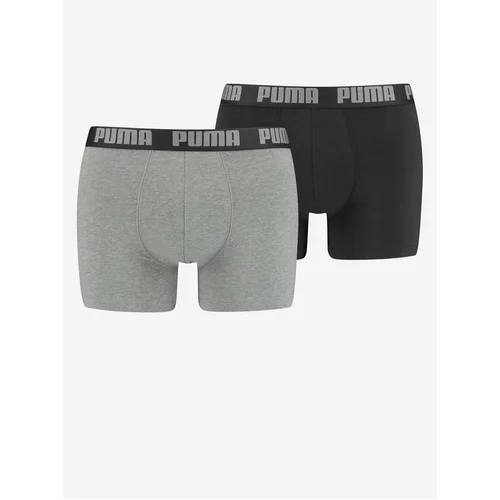 Puma Set of two men's boxers in light gray and black - Men