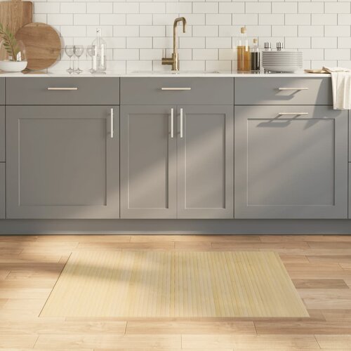 VidaXL Tepih pravokutni svijetli prirodni 70 x 100 cm od bambusa Slike