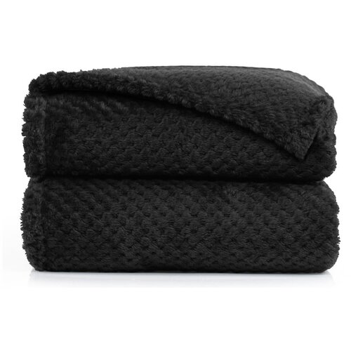 Restilo Crna deka od mikrovlakana DecoKing Henry 70 x 150 cm Slike