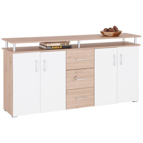 Mömax komoda lift, barva hrasta, bela Cene