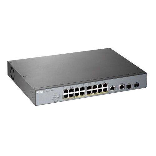 Zyxel GS1350-18HP, 18-portni upravljan PoE switch (omrežni preklopnik) za CCTV z dolgim dosegom, 250 W Cene