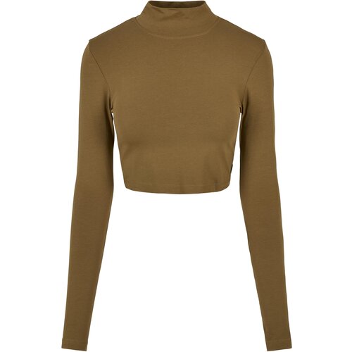 Urban Classics Women's Organic Long Sleeve Turtleneck - Olive Cijene
