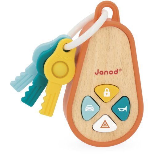 Janod Sounding Keychain aktivnostna igrača iz lesa 18m+ 1 kos Slike