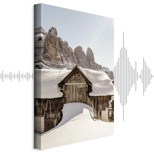  Slika - Winter in the Dolomites (1 Part) Vertical 20x30 Akustična Cijene