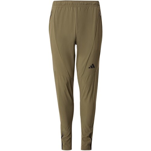 Adidas &amp;Scaron;portne hlače &amp;#039;Designed for Training&amp;#039; oliva / črna Slike