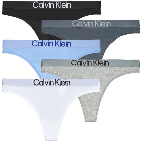 Calvin Klein Jeans THONG 5PK X5 Vi&amp;scaron;ebojna Slike
