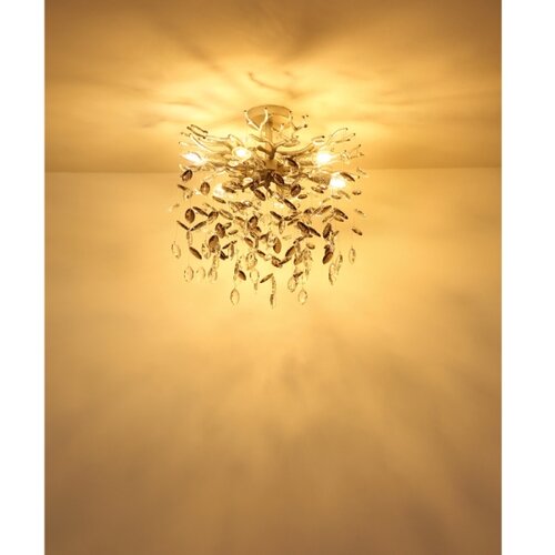 Globo 64138DS - Luster na &amp;scaron;tapu QUEENA 6xE14/40W/230V srebran Slike