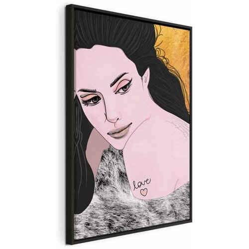  Slika - Sensual and Love (1 Part) Vertical 80x120 U crnom drvenom okviru Cene