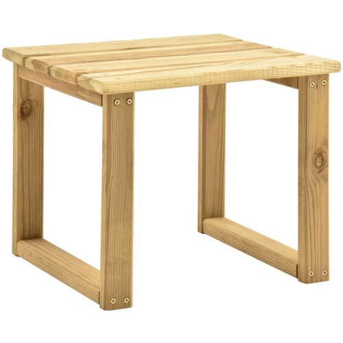 VidaXL Mizica za ležalnik 30x30x26 cm impregnirana borovina, (20625455) Slike