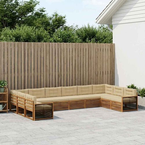  Setovi sofa 10 kom. Čvrsto drvo akacije Cene