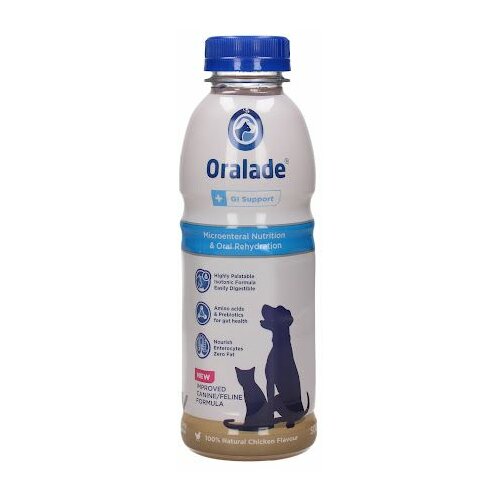 ORALADE GI Support oralna rehidratacija i mikro nutritivna podrška za pse i mačke 500 ml Cene