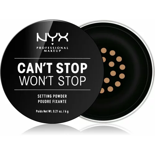NYX Professional Makeup Can't Stop Won't Stop puder v prahu odtenek 03 Medium 6 g