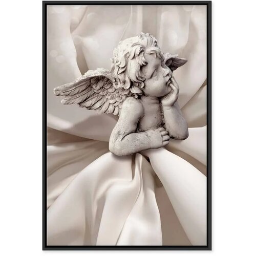  Slika - Love Thoughts (1 Part) Vertical 40x60 U crnom drvenom okviru Slike