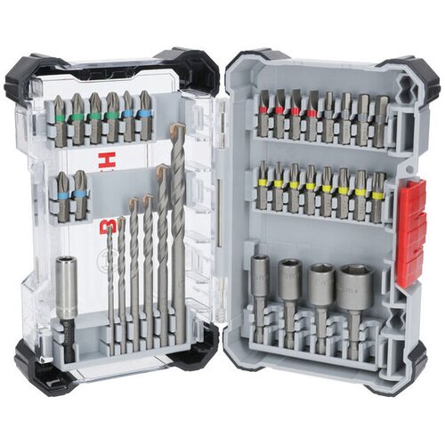 Bosch Extra Hard Screwdriver Bit and CYL-3 Drill Bit Set, Display, 35 pcs ( 2607017724 ) Cene